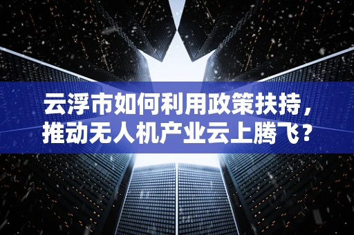 云浮市如何利用政策扶持，推动无人机产业云上腾飞？