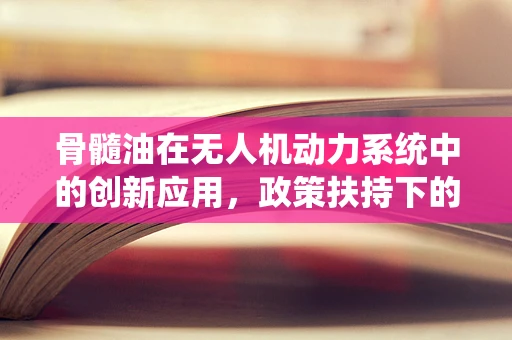 骨髓油在无人机动力系统中的创新应用，政策扶持下的技术挑战与机遇？