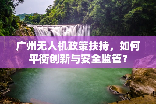 广州无人机政策扶持，如何平衡创新与安全监管？