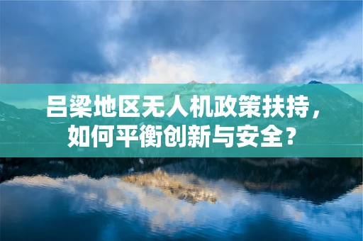 吕梁地区无人机政策扶持，如何平衡创新与安全？