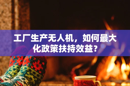 工厂生产无人机，如何最大化政策扶持效益？