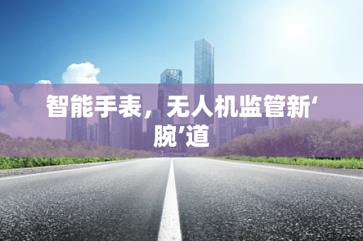 智能手表，无人机监管新‘腕’道