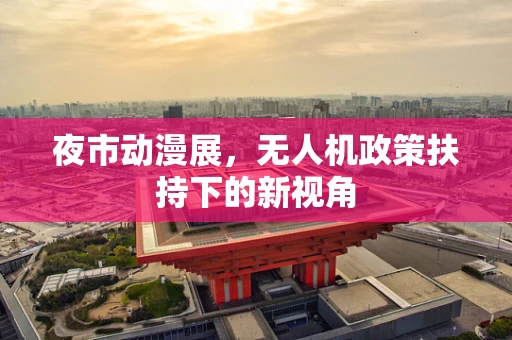 夜市动漫展，无人机政策扶持下的新视角