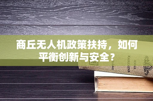 商丘无人机政策扶持，如何平衡创新与安全？
