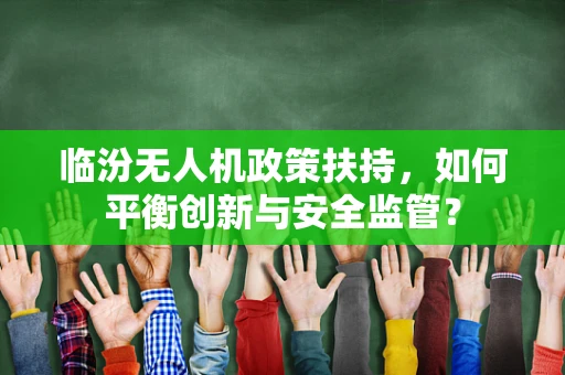 临汾无人机政策扶持，如何平衡创新与安全监管？