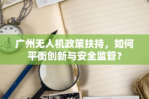 广州无人机政策扶持，如何平衡创新与安全监管？