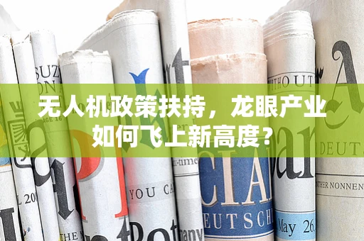 无人机政策扶持，龙眼产业如何飞上新高度？