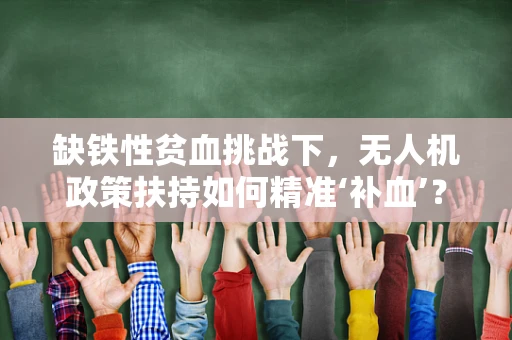 缺铁性贫血挑战下，无人机政策扶持如何精准‘补血’？