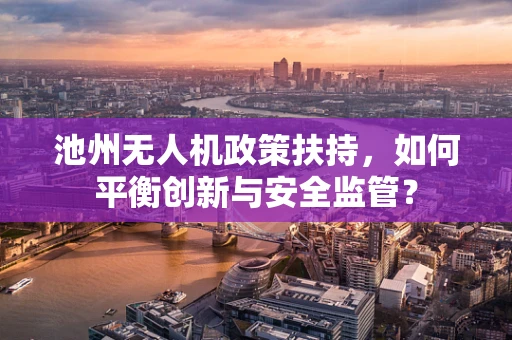池州无人机政策扶持，如何平衡创新与安全监管？