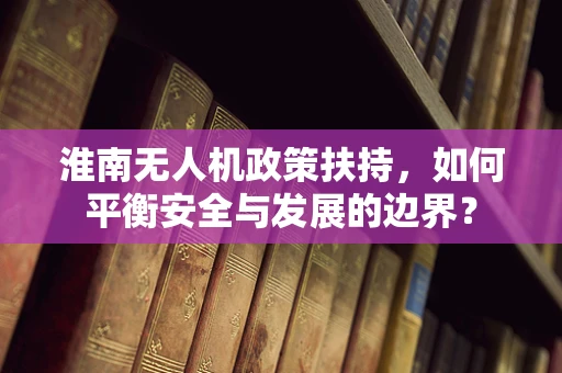 淮南无人机政策扶持，如何平衡安全与发展的边界？