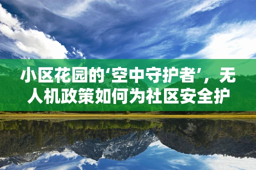 小区花园的‘空中守护者’，无人机政策如何为社区安全护航？