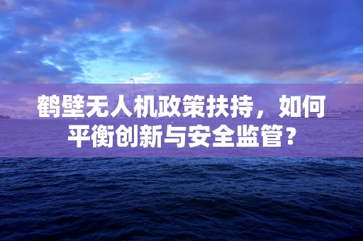 鹤壁无人机政策扶持，如何平衡创新与安全监管？