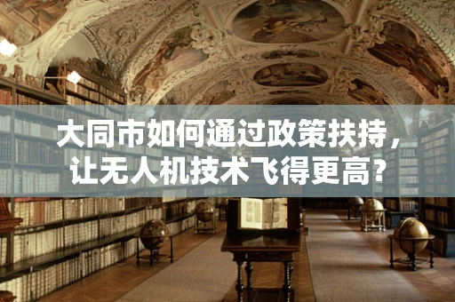 大同市如何通过政策扶持，让无人机技术飞得更高？