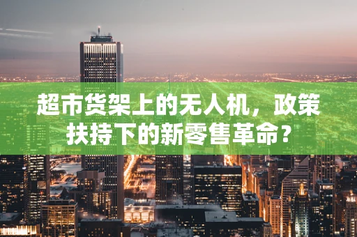 超市货架上的无人机，政策扶持下的新零售革命？