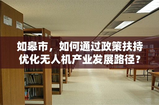 如皋市，如何通过政策扶持优化无人机产业发展路径？