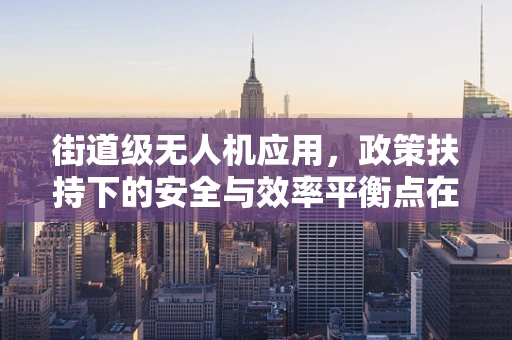 街道级无人机应用，政策扶持下的安全与效率平衡点在哪里？