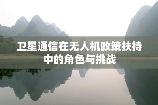 卫星通信在无人机政策扶持中的角色与挑战