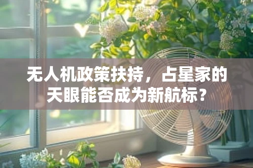 无人机政策扶持，占星家的天眼能否成为新航标？