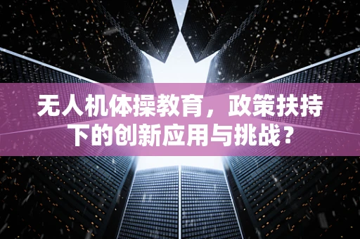 无人机体操教育，政策扶持下的创新应用与挑战？