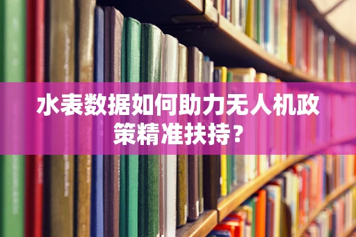 水表数据如何助力无人机政策精准扶持？