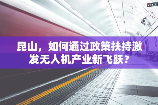 昆山，如何通过政策扶持激发无人机产业新飞跃？