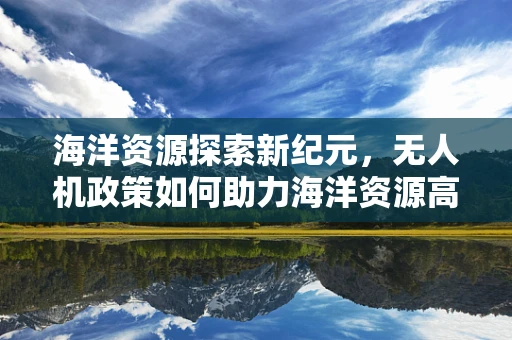 海洋资源探索新纪元，无人机政策如何助力海洋资源高效开发？