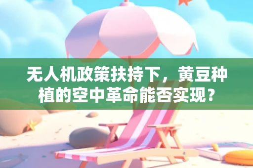 无人机政策扶持下，黄豆种植的空中革命能否实现？