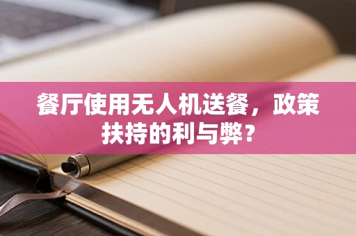 餐厅使用无人机送餐，政策扶持的利与弊？