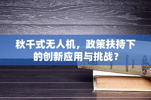 秋千式无人机，政策扶持下的创新应用与挑战？