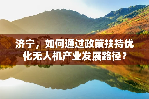 济宁，如何通过政策扶持优化无人机产业发展路径？