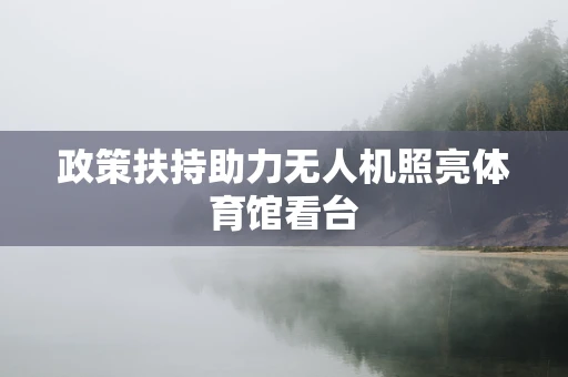 政策扶持助力无人机照亮体育馆看台