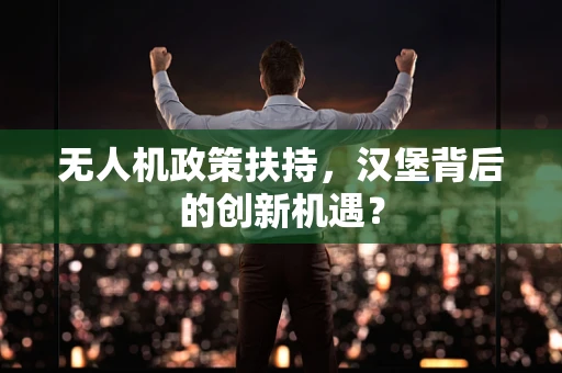 无人机政策扶持，汉堡背后的创新机遇？