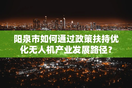 阳泉市如何通过政策扶持优化无人机产业发展路径？