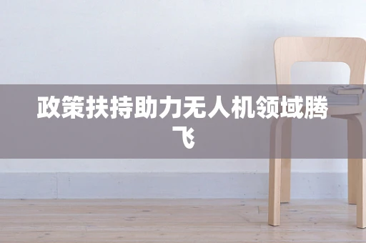 政策扶持助力无人机领域腾飞