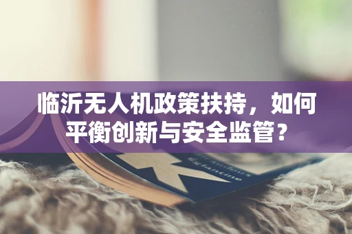 临沂无人机政策扶持，如何平衡创新与安全监管？