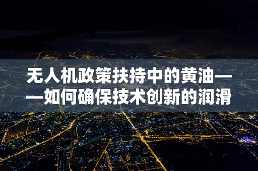 无人机政策扶持中的黄油——如何确保技术创新的润滑？