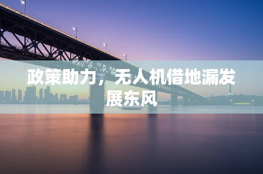 政策助力，无人机借地漏发展东风