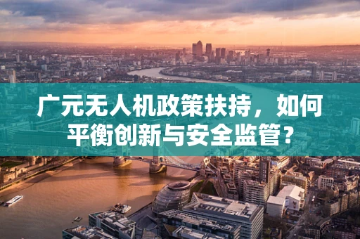 广元无人机政策扶持，如何平衡创新与安全监管？