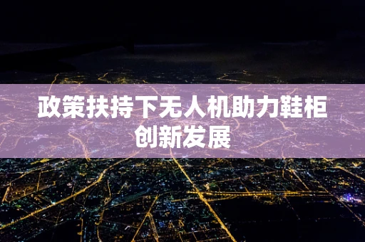 政策扶持下无人机助力鞋柜创新发展