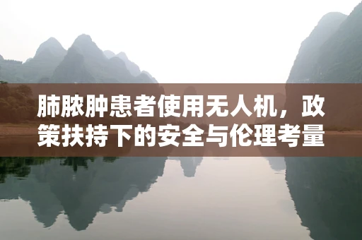 肺脓肿患者使用无人机，政策扶持下的安全与伦理考量