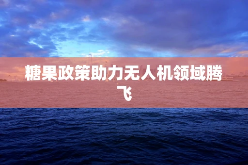 糖果政策助力无人机领域腾飞