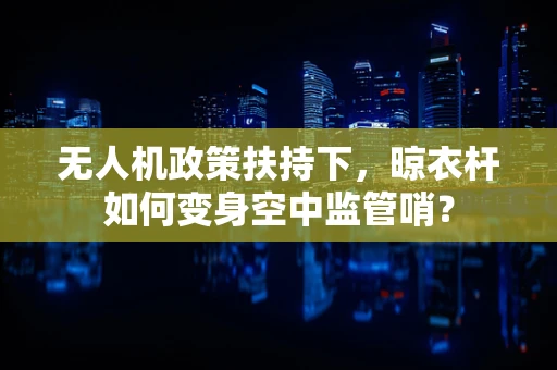 无人机政策扶持下，晾衣杆如何变身空中监管哨？