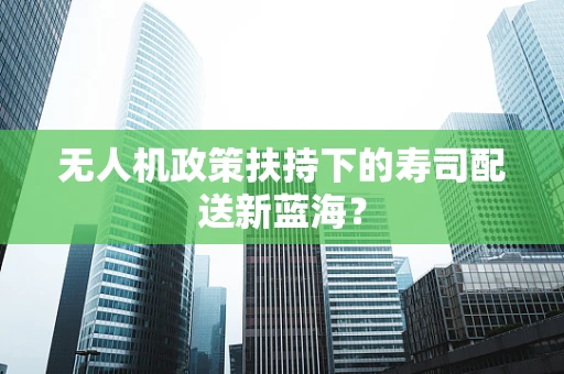 无人机政策扶持下的寿司配送新蓝海？