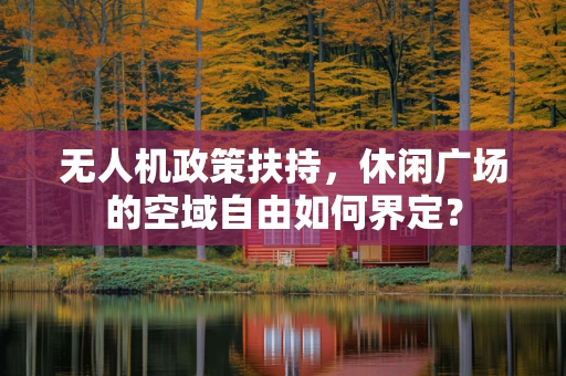 无人机政策扶持，休闲广场的空域自由如何界定？