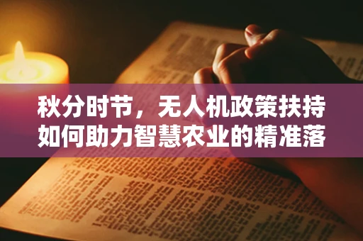 秋分时节，无人机政策扶持如何助力智慧农业的精准落地？
