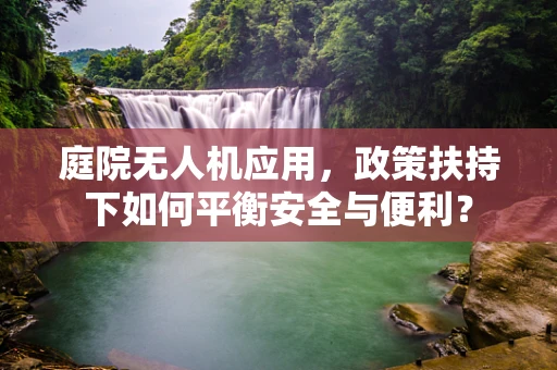 庭院无人机应用，政策扶持下如何平衡安全与便利？