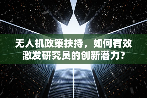 无人机政策扶持，如何有效激发研究员的创新潜力？
