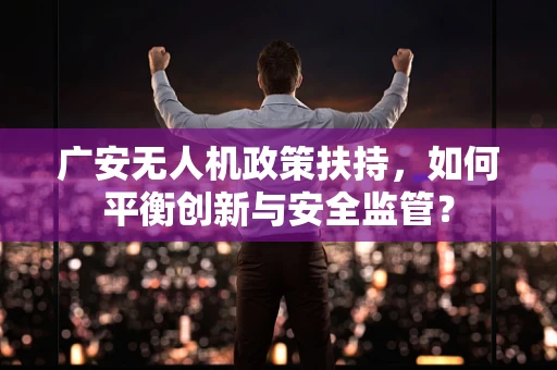 广安无人机政策扶持，如何平衡创新与安全监管？