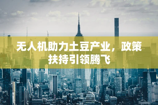 无人机助力土豆产业，政策扶持引领腾飞