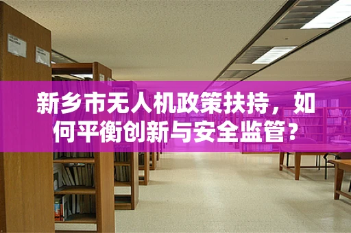 新乡市无人机政策扶持，如何平衡创新与安全监管？